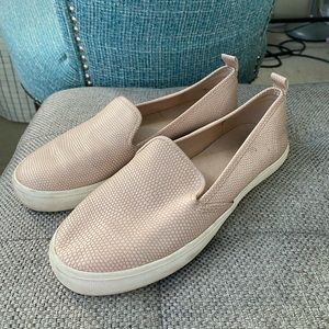 Pink Snake print flats